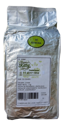 Te Sencha Verde En Hebras Quemador De Calorias Antioxid 1 Kg