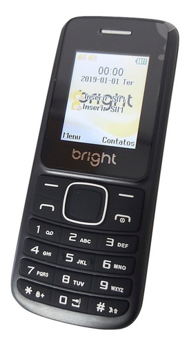 Celular Pra Idoso Dual Chip Câmera Mp3 Rádio Bluetooth Preto