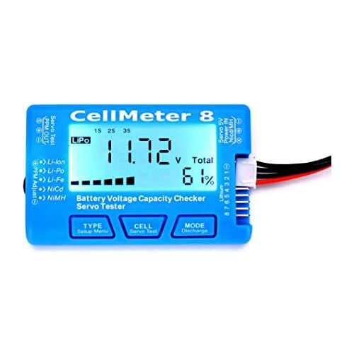 Rc Cellmeter 8 Comprobador De Capacidad De Batería Dig...