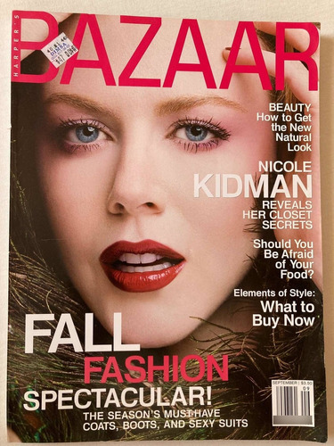 Revista Harpers Bazaar / Nicole Kidman Sept2001  Impecable