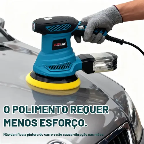 Lixadeira Elétrica Roto Orbital Profissional 125mm 60hz 300w