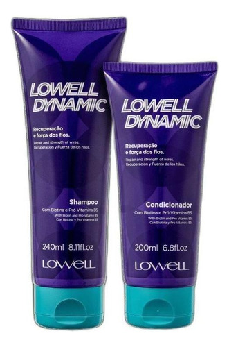  Lowell Kit Dynamic Shampoo + Condicionador - Lowell Kit