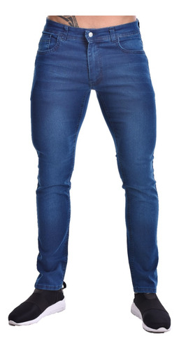 Pantalon Jean Hombre Chupin Elastizado Joemar