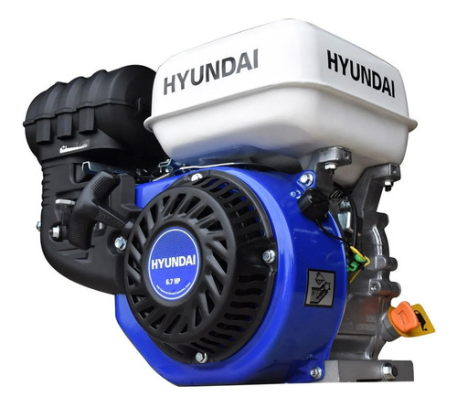 Motor A Gasolina 6.7hp Revolvedora Hyundai 6.5 L 4 T Hyge670