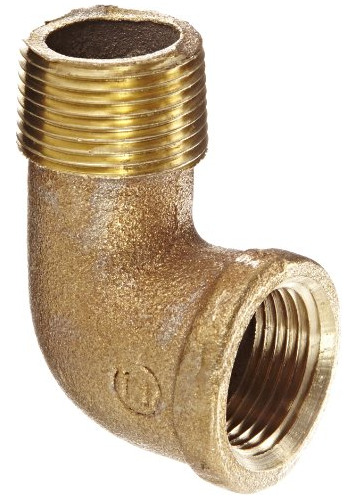 - 38116-12 38116 Red Brass Pipe Fitting, 90 Degree Stre...