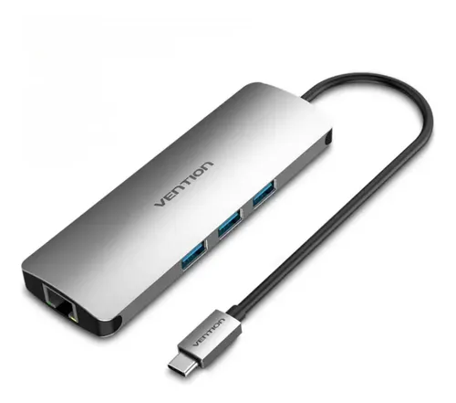 comprar Jsj Adaptador Usb Hub 9 In 1 Type C Thunderbolt 3 Hub 4k