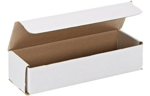Cajas De Cartón Corrugado Blancas, 9 X 3 X 2 Pulgadas, Pack 