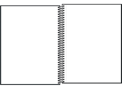 Caderno Sketchbook Espiral Capa Dura A4 Tilibra 150 G 40 Fls Cor Preto