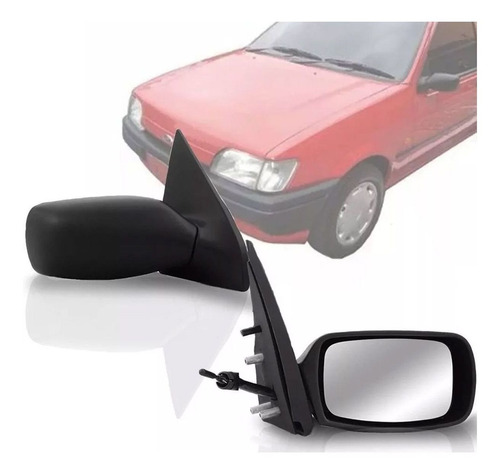 Retrovisor Ford Fiesta 1992 1993 1994 1995 Com Controle