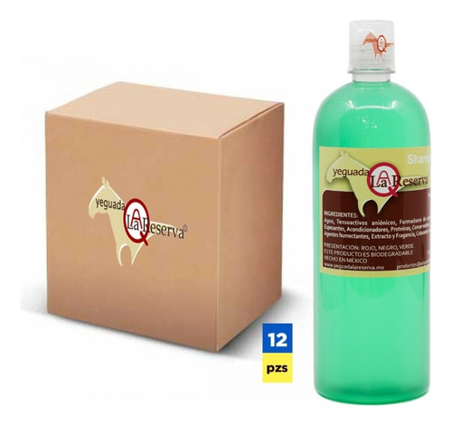  Mayoreo 1 Caja Shampoo Verde Yeguada La Reserva