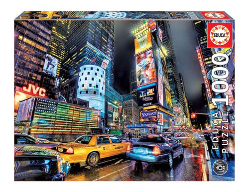 Imagen 1 de 5 de Puzzle Rompecabeza 1000 Piezas Times Square Ny Educa 15525