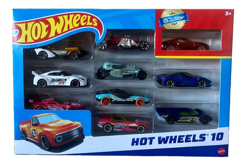 Hot Wheels - Vehículos Pack X 10 54886