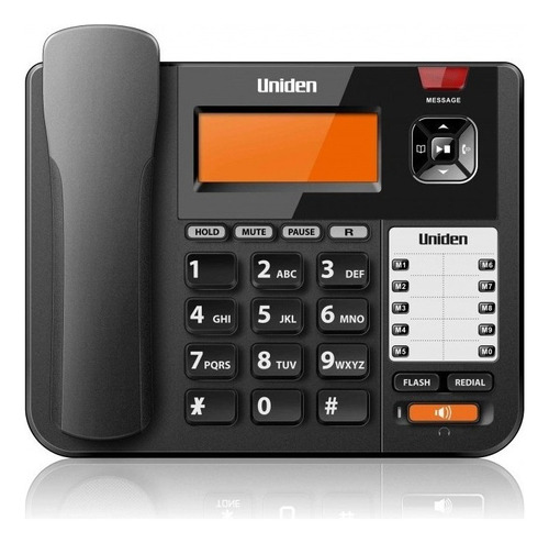 Telefono Tipo Hotel Uniden 8401 Caller Id Manos Libres Negro