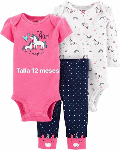 Set De Tres Piezas Marca Carters Bebés Y Niños (as)