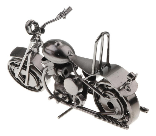 Figura De Moto De Metal Retro, Modelo De Moto