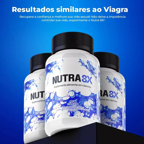 5 Potes De Nutra 8x 300 Cáps - Promoção Por Tempo Limitado!!