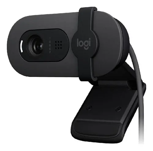 Camara Web Logitech Brio 100 Grafito 2mp 720p