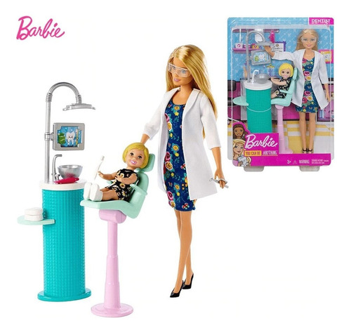 Barbie Odontóloga Playset Profesiones Original Mattel 