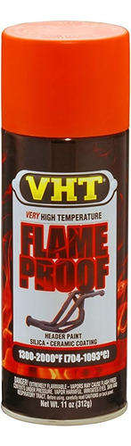 Pint. Vht Flameproof Flat Orange (alta Temperatura Naranjo)