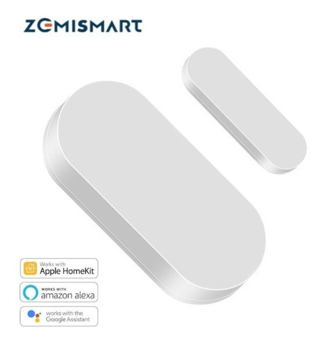 Imagen 1 de 6 de Zemismart Sensor De Puerta Y Ventana Homekit, Alexa & Google