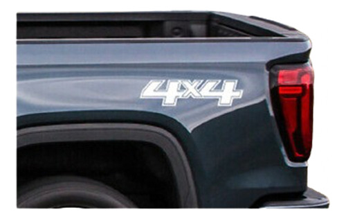 Sticker Calcas 4x4 Para Batea Compatible Con Silverado S1