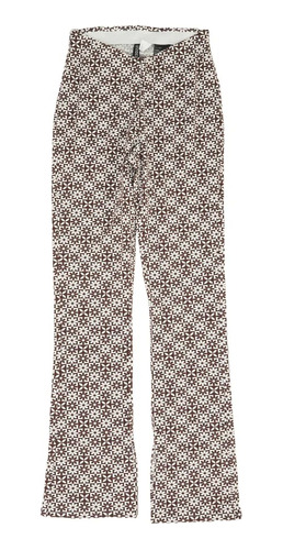 H&m Pantalon Floral Marrón Para Mujer Talla S