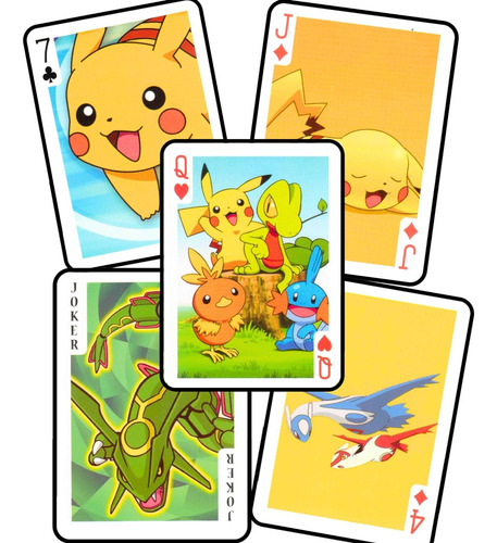 Mazo De Póquer Aw Anime World Pokémon Playing Cards - Estánd