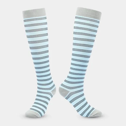 6 Pares De Rayas Presión Running Calcetines, T