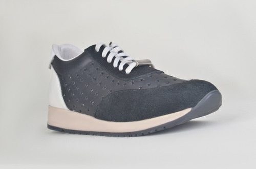 Imagen 5 de 7 de Zapatillas De Cuero De Mujer - Estrella - Ferraro