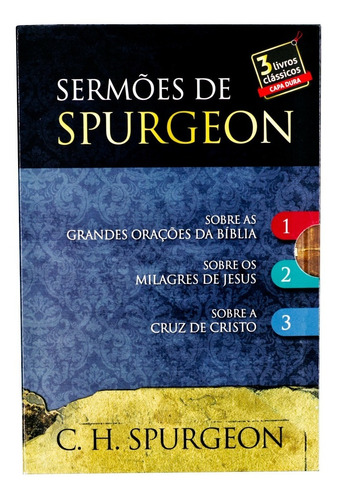 Kit Combo 3 Livros Sermões De Spurgeon | Pão Diário