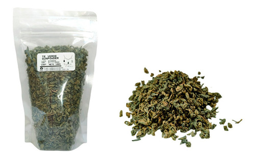 Te Verde Puro Gunpowder 100g Hoja Enrollada De Primera