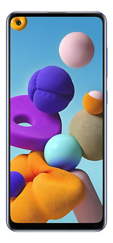 Samsung Galaxy A21s Dual SIM 64 GB azul 4 GB RAM - Excelente (Recondicionado)