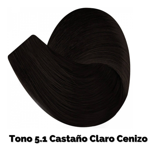 Color Tech Tinte Tono 5.1 Castaño Claro Cenizo Tubo 90g