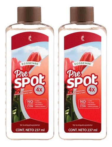 Kit 2 De Ecosenses Prespot - Potente Quitamanchas + Botella