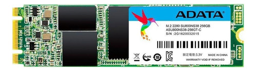 Sólido Ssd Adata M.2 Su800 256gb 3d Asu800ns38-256gt-c