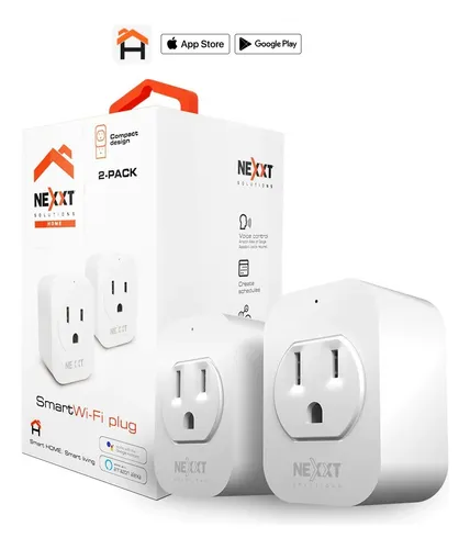 Enchufe Inteligente Wi-Fi – Nexxt Smart Plug – NHP-S611 – 110/220v –  Paquete de 2 – Telalca Store Ecuador