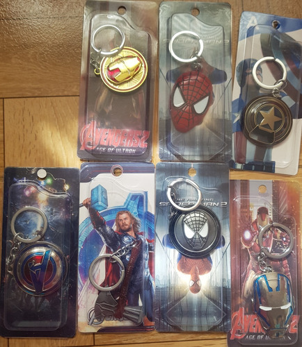 Imagen 3 de 10 de Destapador De Botellas Y Llaveros Avengers, Martillo Thor,