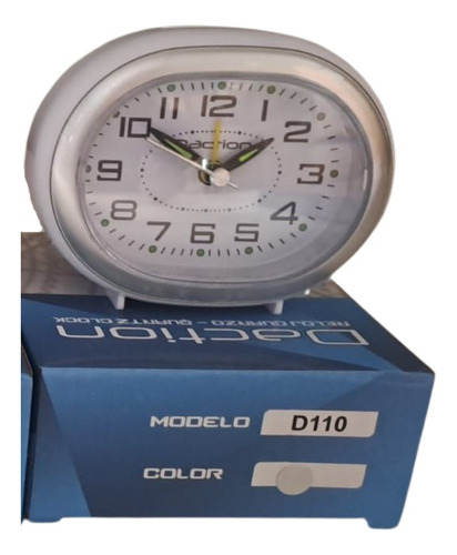 Reloj Despertador Alarma Analogico Daction D110 Gtia Newmar