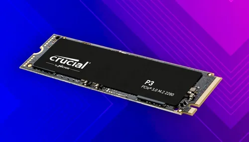 Ssd Crucial P3 1tb Pcie Gen3 3d Nand Nvme M.2 Ssd, 3500mb/s Negro