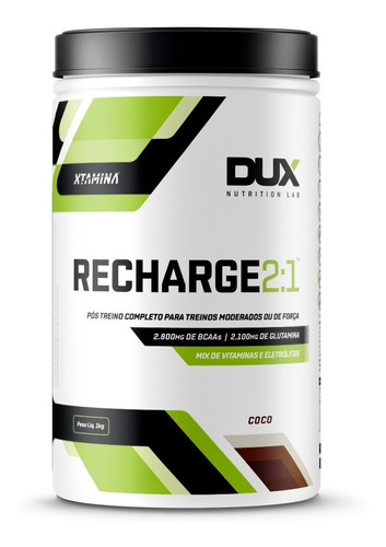 Recharge 2:1 ( 2800mg Bcaa ) Pós Treino 1kg - Dux Nutrition 