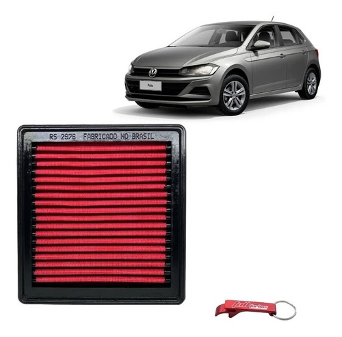 Filtro De Ar Esportivo Inbox Vw Polo 1.6 Msi - Rs2976