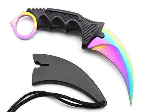 Karambit Acero Inoxidable Del Cuchillo Fijo De La Lámina Tác