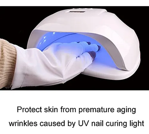 Guante Anti Uv Para Manicura Y Protección De Uñas Led