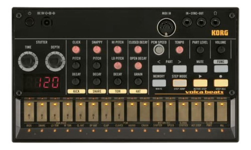 Korg Volca Beats Máquina De Graves Analógica, Korg Volca