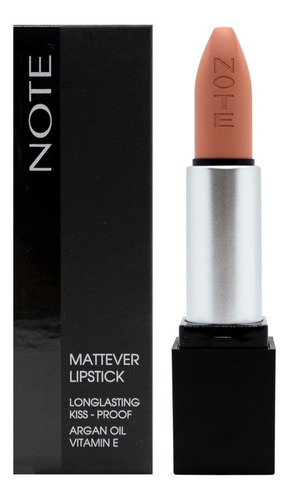 Note Mattever Lipstick Labial Mate Larga Duración Vegano 4gr