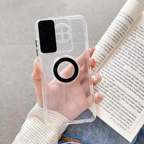 Funda Uso Rudo Anillo Protector De Camara Deslizante Para Xiaomi Redmi