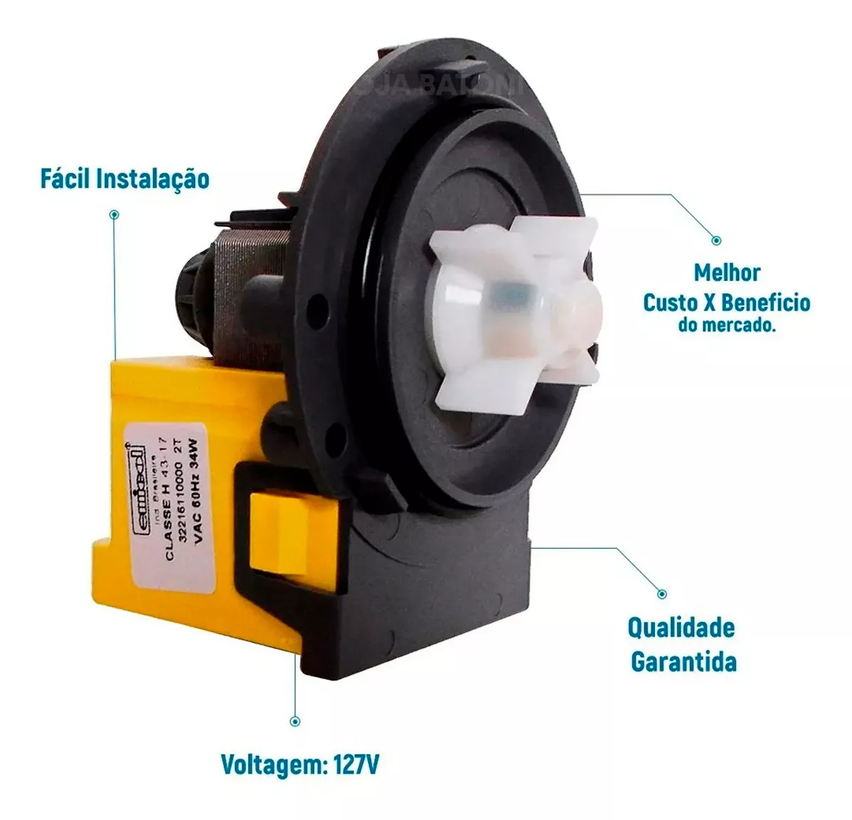 Terceira imagem para pesquisa de eletrobomba eletrolux 12 kg