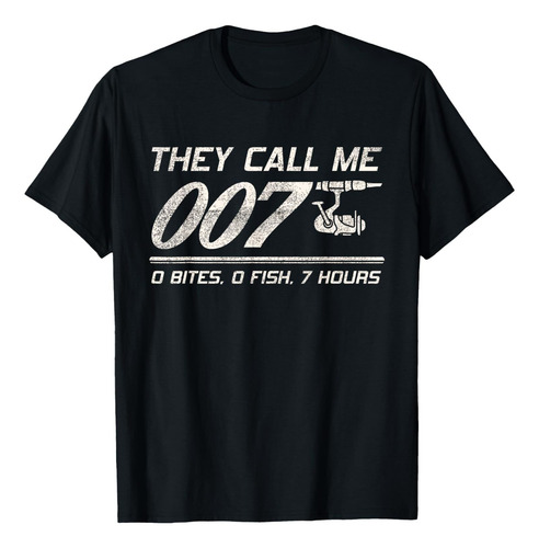 Remera Pescador Broma Papá Me Llaman 007 Divertido Zumbido D