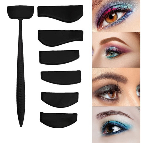 Plantilla Para Aplicar Sombra De Ojos -  Kit Cut Crease