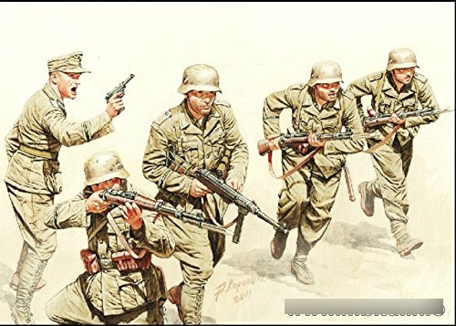 Aleman Dak Wwii Norte Africa Desierto Batalla Infanteria 1
